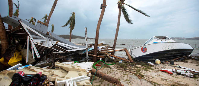 L'île de Saint-Martin a subi de sérieux dégâts lors du passage de l'ouragan Irma.